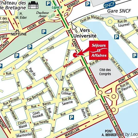 Séjours&affaires Ducs De Bretagne 3*